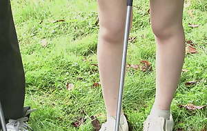Crave Japanese ladies annex their hobbies - Golf and fucking