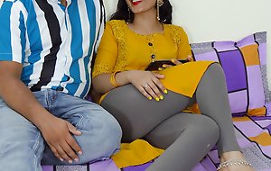 Indian sexy girl Priya seduced step-brother by watching adult film with him
