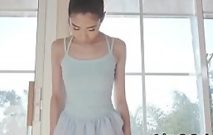 Fucking Oriental legal age teenager during ballet training