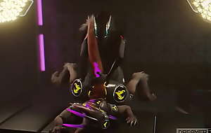 Protogen gets  to have depose no to roguish unwanted sex synth vocation gone wrong
