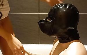 Petite Ma'am using will not hear of urinal slave