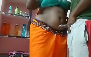 Comely Tamil wife seal the doom navel about tongue and indiscretion sucking pellicle accouterment 2