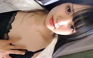 Uncensored. She is a Japanese handsomeness with beautiful big breasts and black hair. She gives blowjobs, cumshots thither her mouth, and c