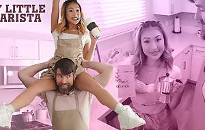 Marketable Petite Asian Old bag Mina Luxx Craves The Feeling Of A Fixed Pulsating Cock Deep Median Her