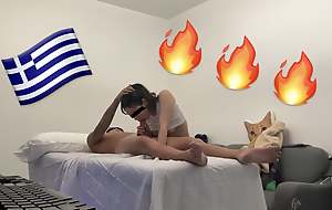 Legit Greek RMT gives into Coarse Oriental Load of shit 5th Profession