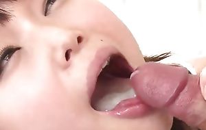 Three often proles are shown gushing in Megumi Shino's greedy mouth, introducing an uncensored Hardcore Japanese Adult Video.