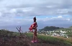 Abnormal sexual activities publicly with respect to ocean and in the first place mountain with biggest cock and smallest pussy