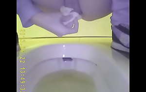 Oriental legal age teenager be appropriate in toilet 3