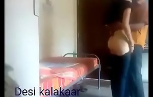 Hindi boy fucked cookie with regard to his residence and someone record their shacking up