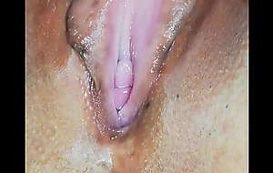 Closeup wet pussy
