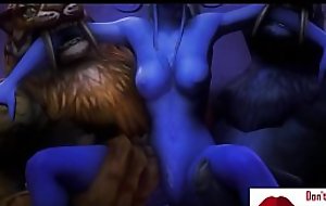 Gameplay - Warcraft orcs clan punish elf w boobs【FREEHGAME.COM】