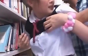 Asian schoolgirl tit drilled hardcore helter-skelter the library