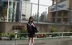 Mikan Amazing Oriental Schoolgirl Enjoys