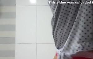 pretty Korean girl shower after sex