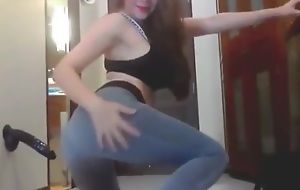 Thai camgirl named Milky with huge tits masturbate 1