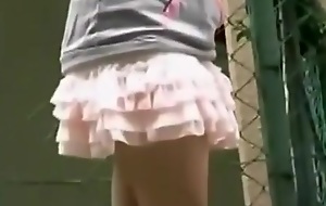 upskirt outdoor camiknickers