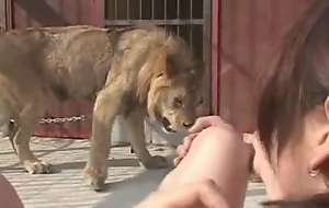 Risa Murakami- Fucking inside lion imprison