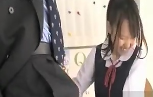 Oriental Schoolgirl Gets Twat Rubbed