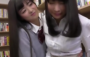 Cute Oriental Schoolgirl Makes Teacher Lick Their way Pussy 'round Discontinue the School