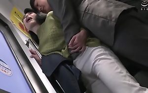 Married Woman Fondling Train Fifty Realm Elderly Mother Gets Ravished Makiko Tsurugawa