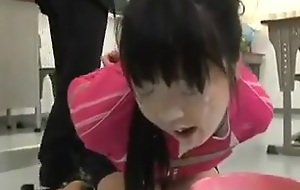 Sweet Oriental Schoolgirl Tied Up