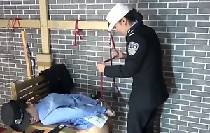 Chinese Amateur Lesbian Police Role Shtick BTS