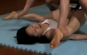 Japanese karate teacher Forced Thing embrace His Student - Part 2