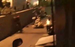 Taiwanese old man fuck hooker on the street