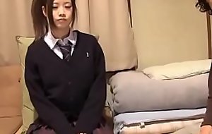 Mix Of Nice Teensy-weensy Japanese Infancy In Schoolgirl Uniform Getting Drilled