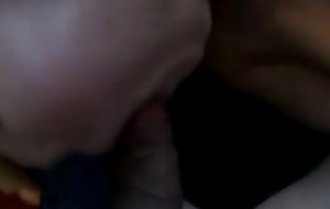 Tiny asian sucks my cock and let me jism upon her mouth
