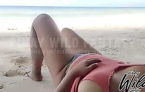 Pinay Boyfriend Shining her Big Tits at the Beach - Pinay Original Viral