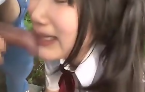 Jav Schoolgirl Ambushed Taking A Piss Increased by Fucked Hard With Blasting Outdoors