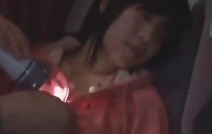 Girl acquires hardcore creampie on the top of the train while say no to mom sleeps besides