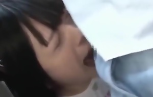cute japanese girl suck flannel