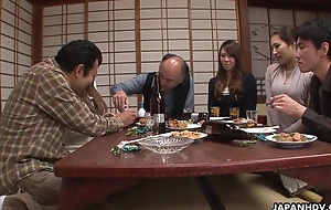 And Touko Man Encircling Kiyoha Himekawa And Reika Sawamura